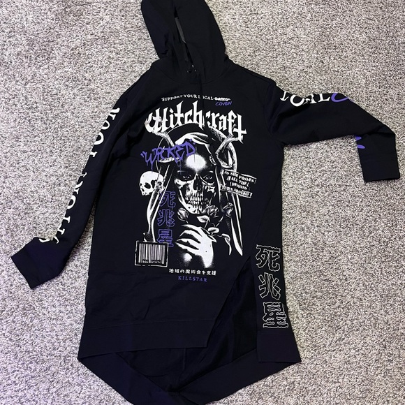 NWT Kill star oversized hoodie dress - Picture 5 of 5